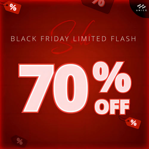 UNice Black Friday Limited Flash: 70% Off!