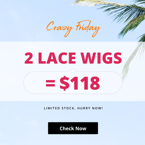 $118 = 2 Lace Wigs