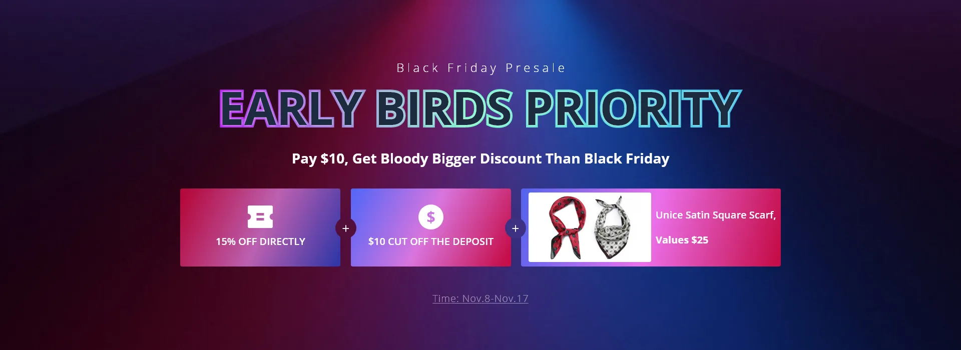 Get Bloody Bigger Discount Than Black Friday