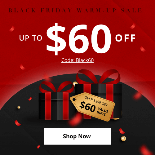 UNice Black Friday Warm-Up Sale: Up To $60 Off