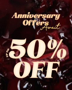 Anniversary Offer Up To 50% Off